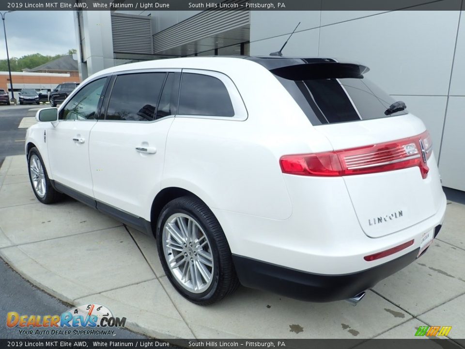 2019 Lincoln MKT Elite AWD White Platinum / Light Dune Photo #3