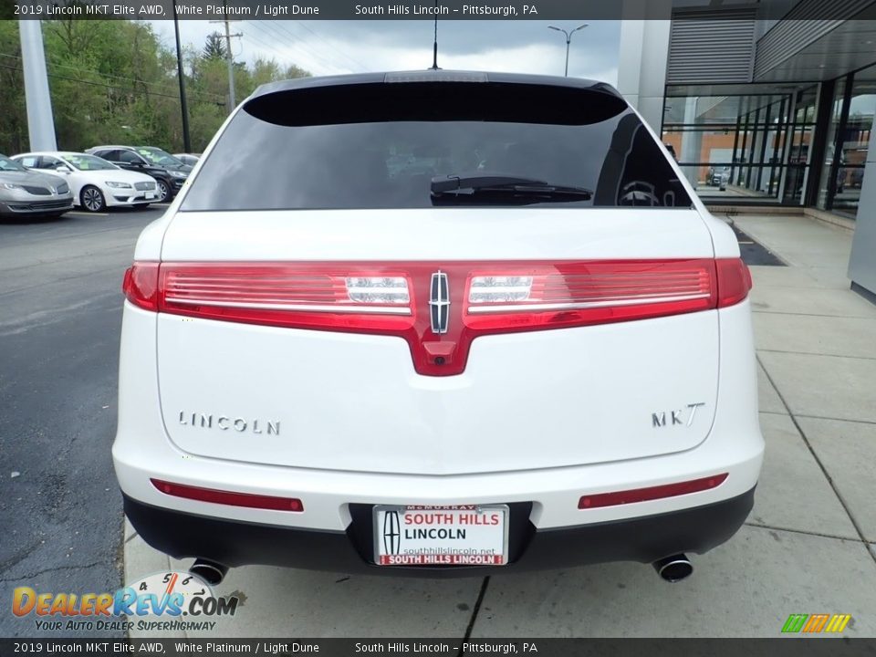 2019 Lincoln MKT Elite AWD White Platinum / Light Dune Photo #4