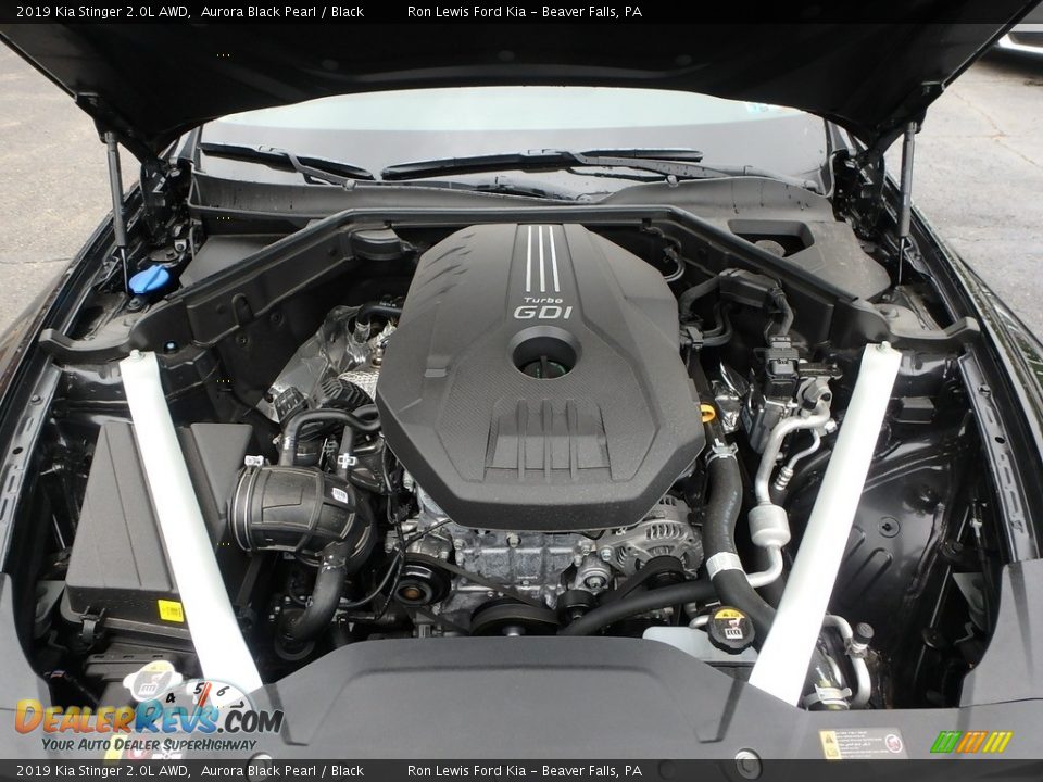 2019 Kia Stinger 2.0L AWD 2.0 Liter GDI Turbocharged DOHC 16-Valve CVVT 4 Cylinder Engine Photo #8