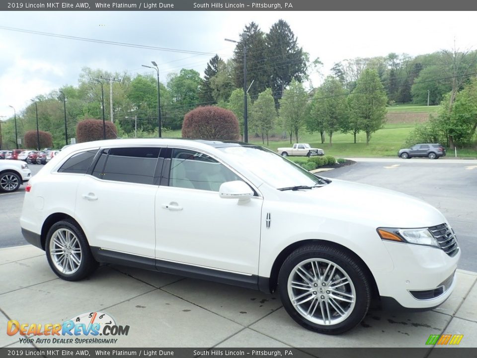2019 Lincoln MKT Elite AWD White Platinum / Light Dune Photo #6