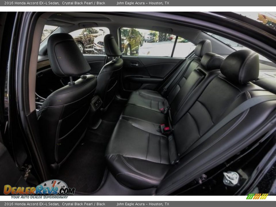 2016 Honda Accord EX-L Sedan Crystal Black Pearl / Black Photo #22