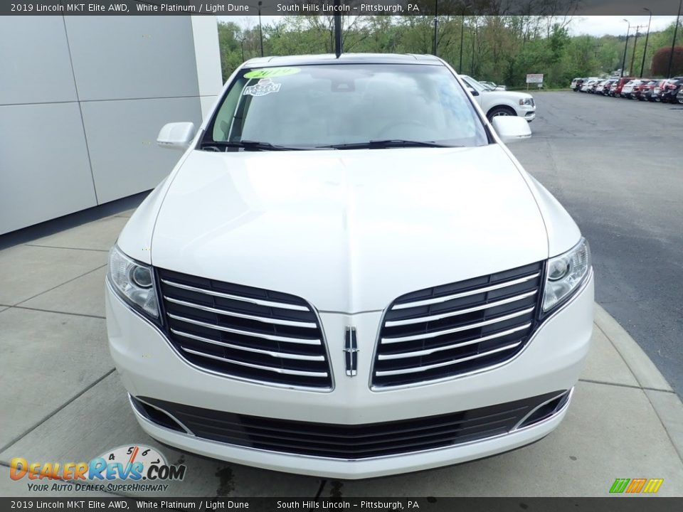 2019 Lincoln MKT Elite AWD White Platinum / Light Dune Photo #8