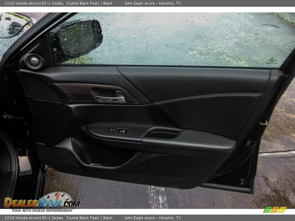 2016 Honda Accord EX-L Sedan Crystal Black Pearl / Black Photo #26