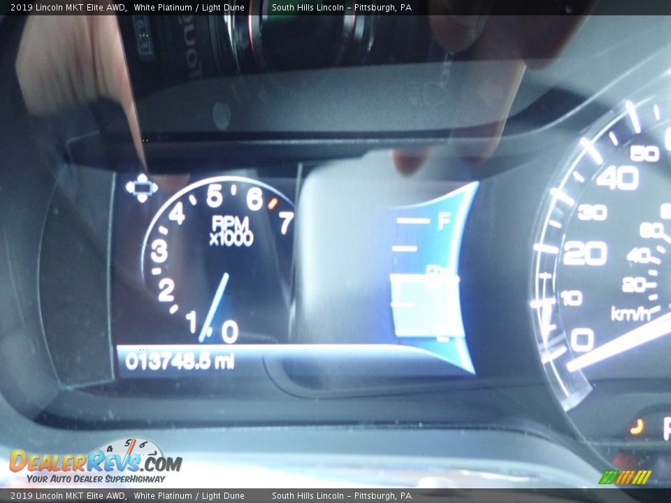 2019 Lincoln MKT Elite AWD White Platinum / Light Dune Photo #24