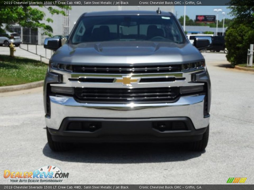 2019 Chevrolet Silverado 1500 LT Crew Cab 4WD Satin Steel Metallic / Jet Black Photo #4