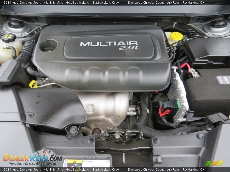 2014 Jeep Cherokee Sport 4x4 Billet Silver Metallic / Iceland - Black/Iceland Gray Photo #6