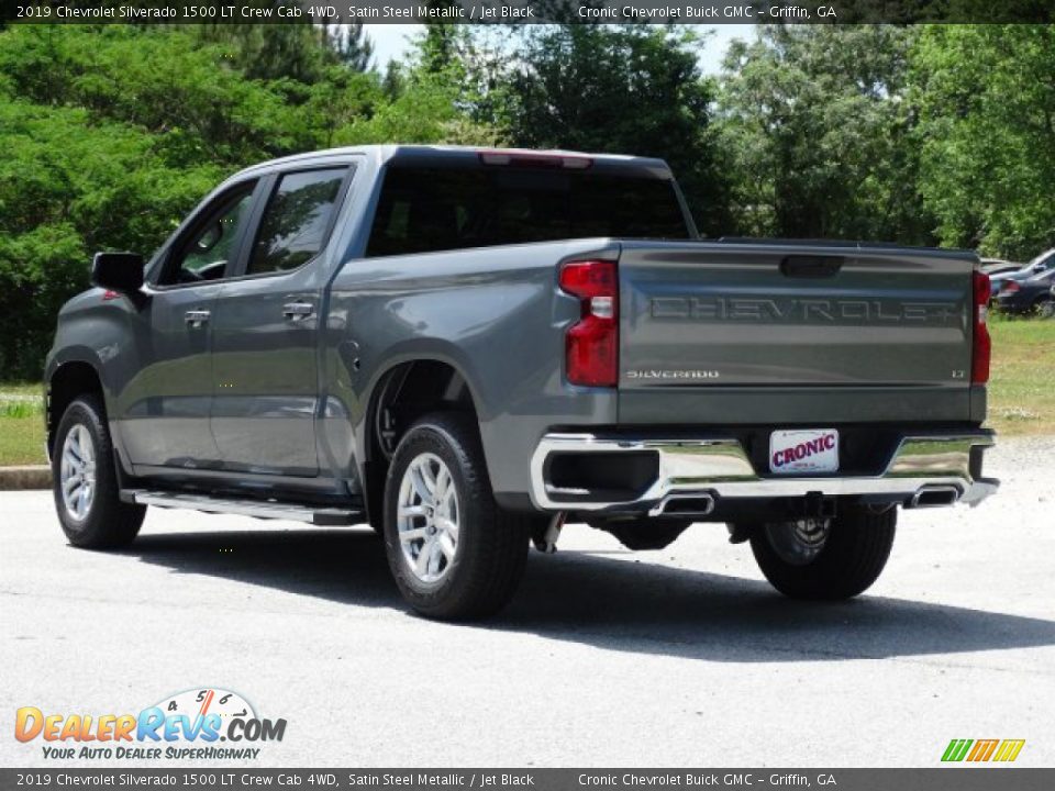 2019 Chevrolet Silverado 1500 LT Crew Cab 4WD Satin Steel Metallic / Jet Black Photo #6