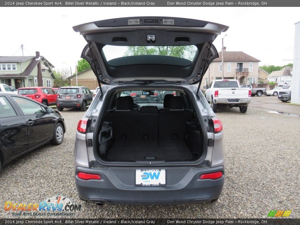 2014 Jeep Cherokee Sport 4x4 Billet Silver Metallic / Iceland - Black/Iceland Gray Photo #12