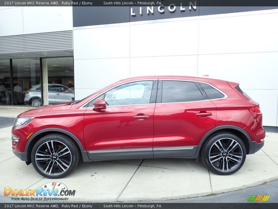 2017 Lincoln MKC Reserve AWD Ruby Red / Ebony Photo #2