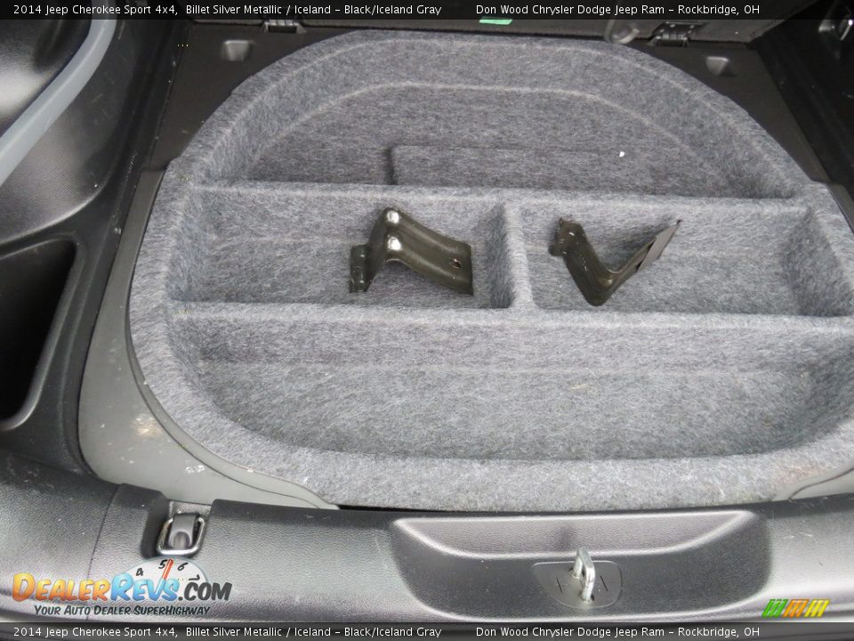 2014 Jeep Cherokee Sport 4x4 Billet Silver Metallic / Iceland - Black/Iceland Gray Photo #14