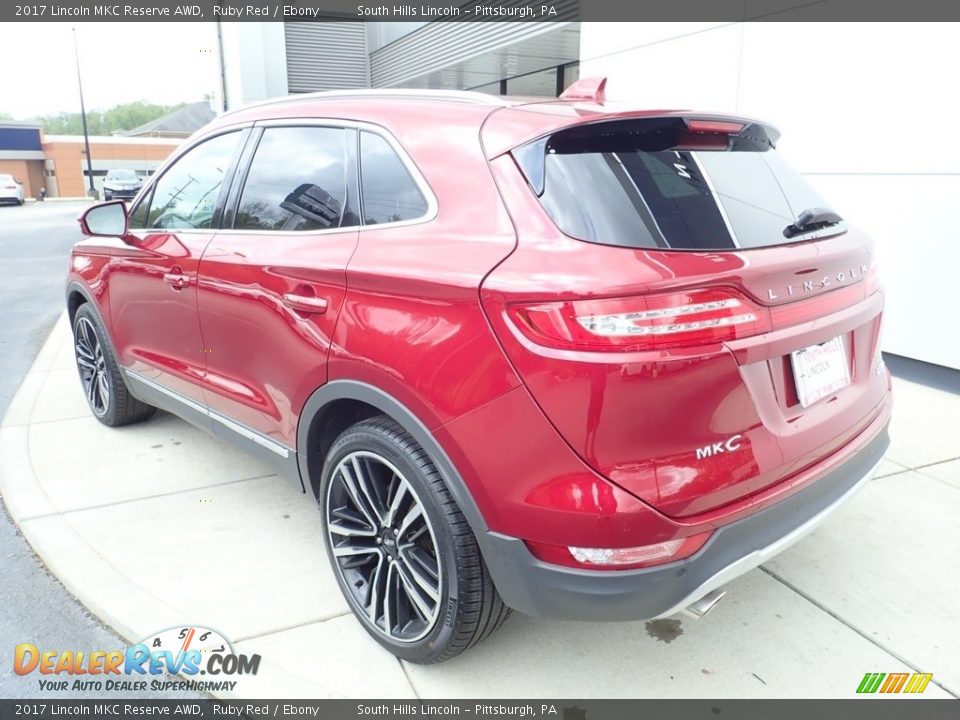 2017 Lincoln MKC Reserve AWD Ruby Red / Ebony Photo #3