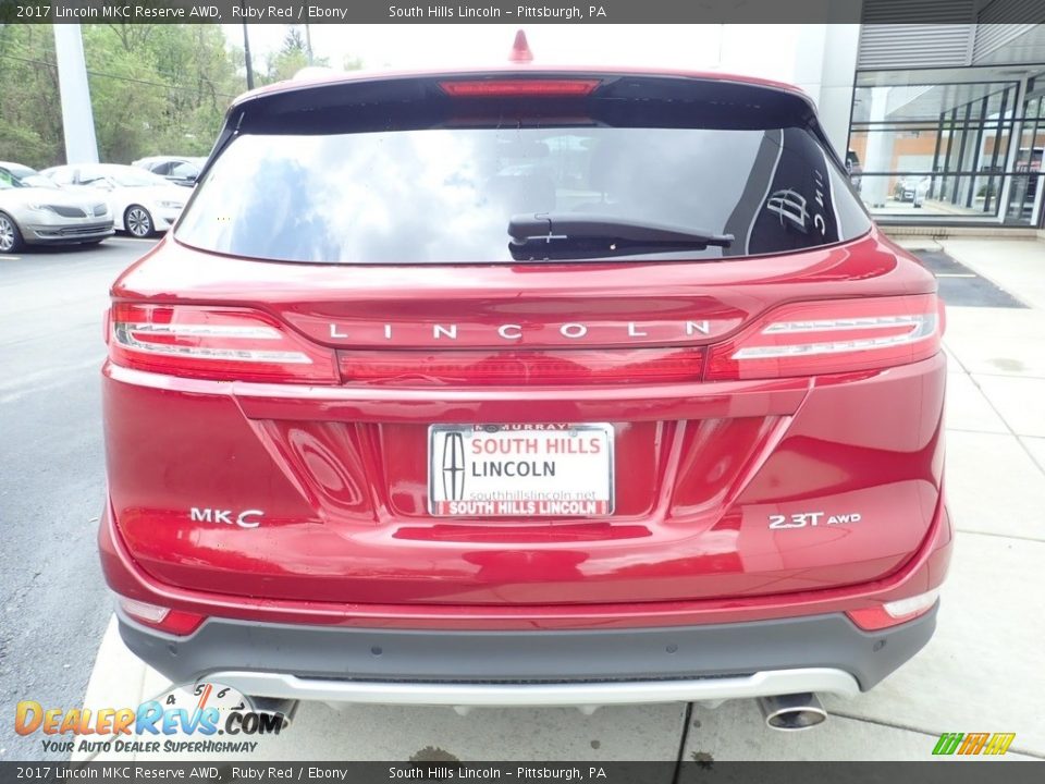 2017 Lincoln MKC Reserve AWD Ruby Red / Ebony Photo #4