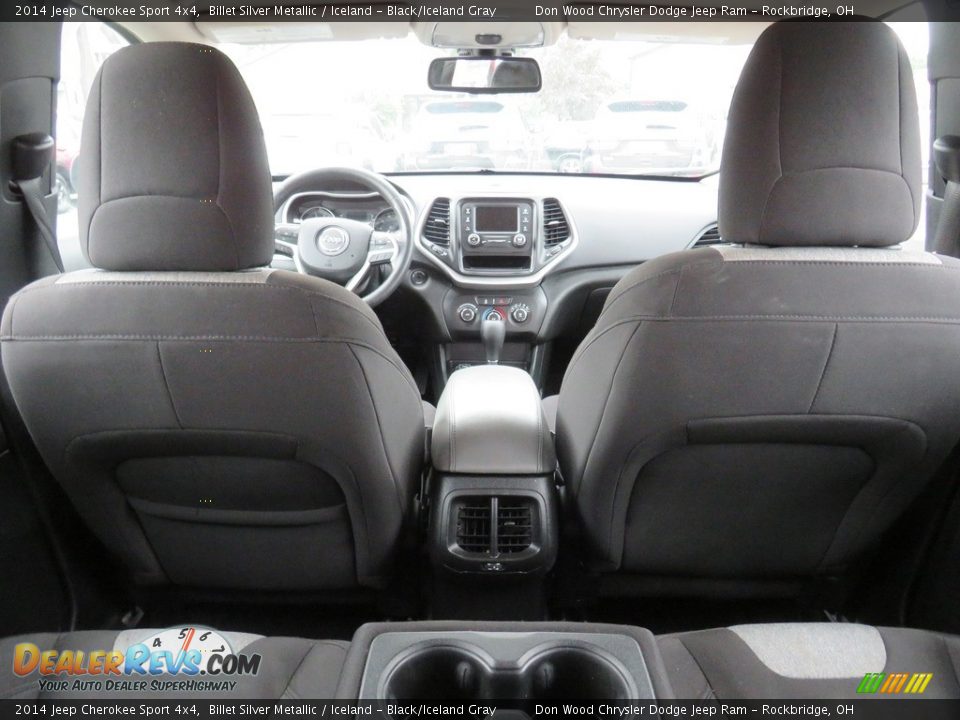 2014 Jeep Cherokee Sport 4x4 Billet Silver Metallic / Iceland - Black/Iceland Gray Photo #15
