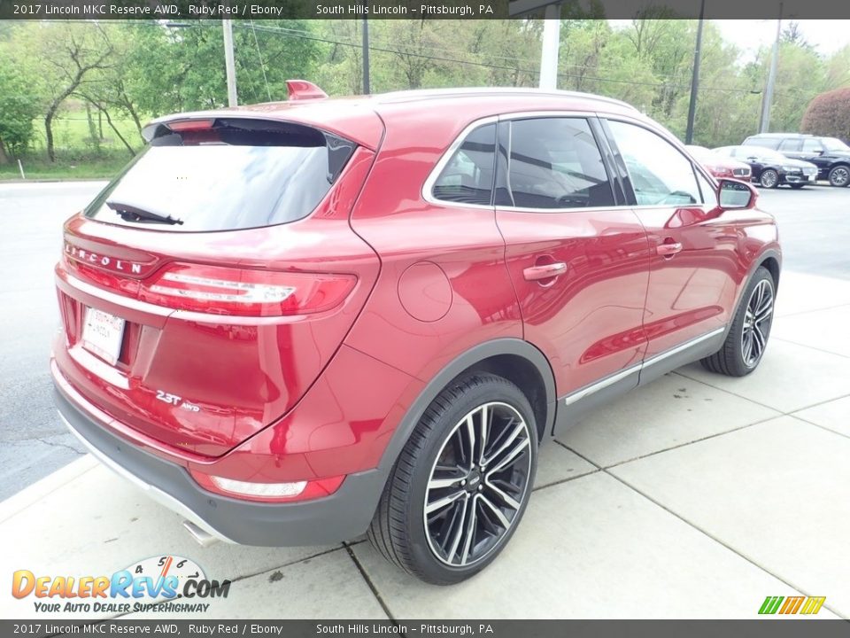 2017 Lincoln MKC Reserve AWD Ruby Red / Ebony Photo #6