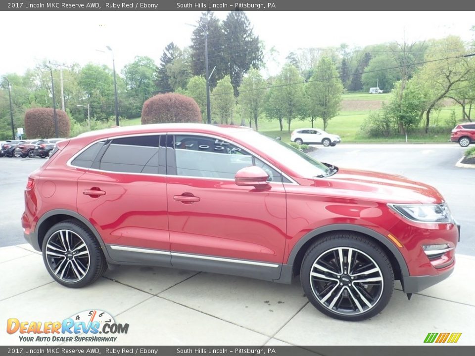 2017 Lincoln MKC Reserve AWD Ruby Red / Ebony Photo #7