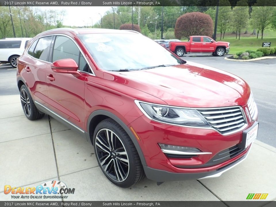 2017 Lincoln MKC Reserve AWD Ruby Red / Ebony Photo #8
