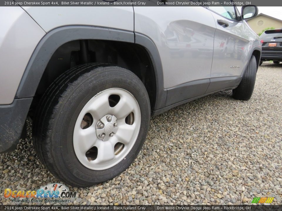 2014 Jeep Cherokee Sport 4x4 Billet Silver Metallic / Iceland - Black/Iceland Gray Photo #17