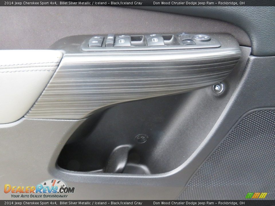2014 Jeep Cherokee Sport 4x4 Billet Silver Metallic / Iceland - Black/Iceland Gray Photo #19
