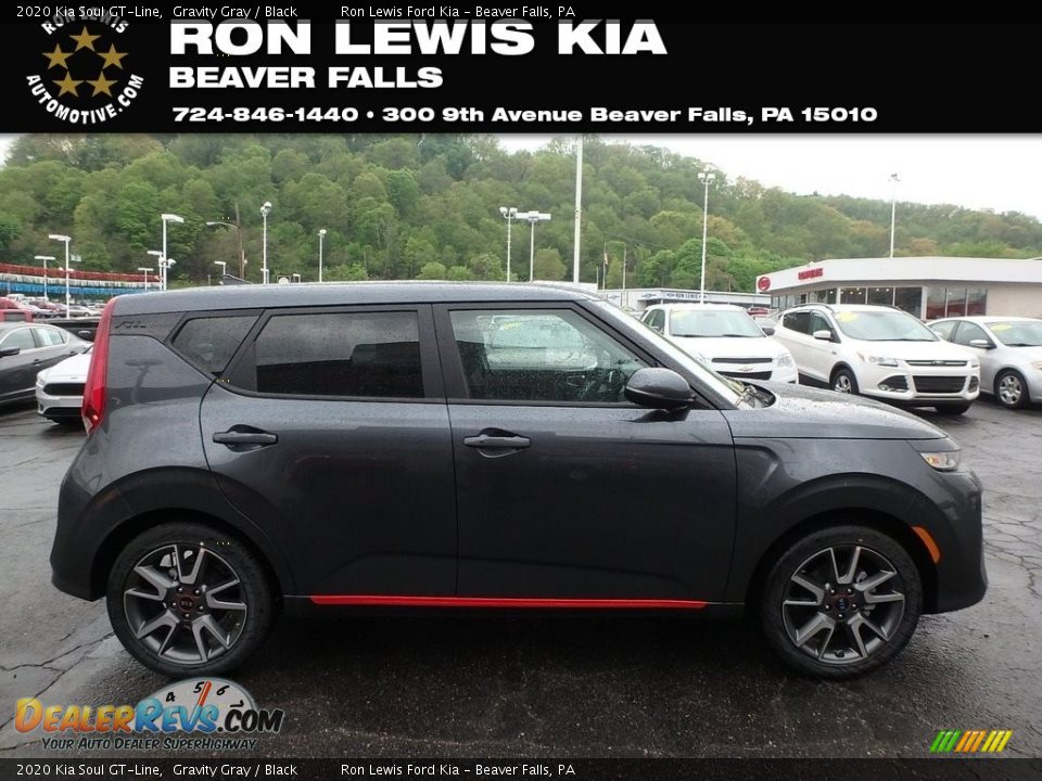 2020 Kia Soul GT-Line Gravity Gray / Black Photo #1