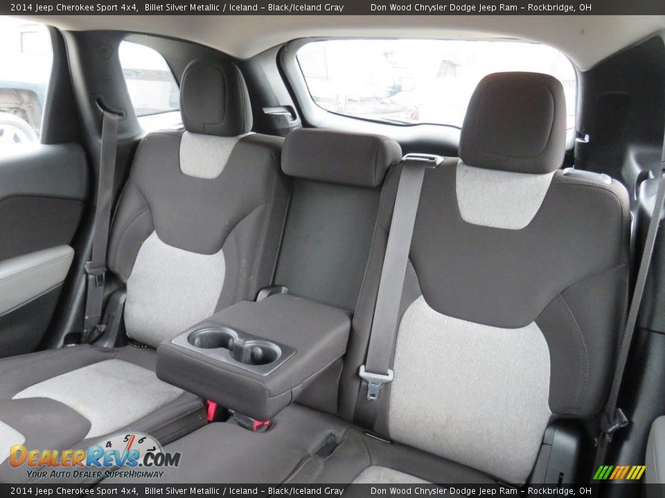 2014 Jeep Cherokee Sport 4x4 Billet Silver Metallic / Iceland - Black/Iceland Gray Photo #22