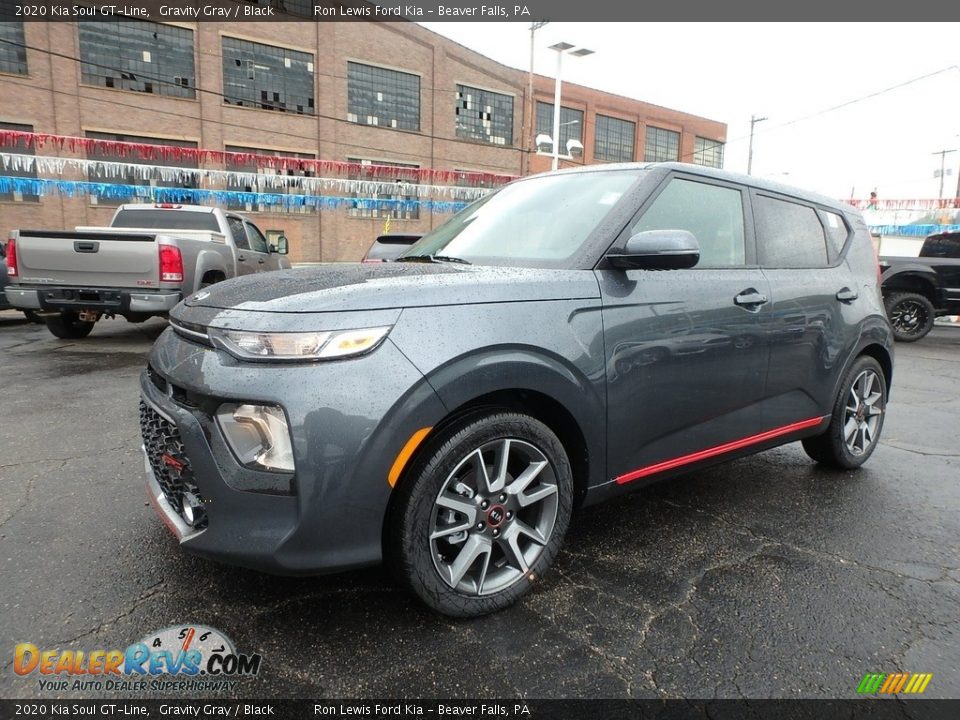 2020 Kia Soul GT-Line Gravity Gray / Black Photo #7