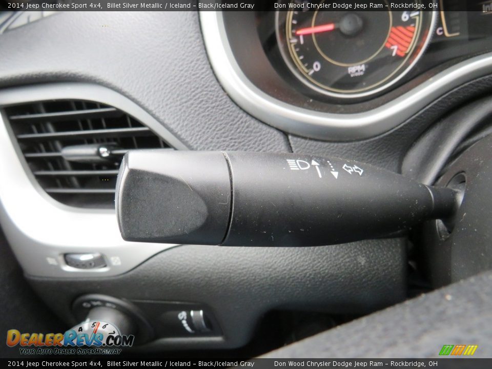 2014 Jeep Cherokee Sport 4x4 Billet Silver Metallic / Iceland - Black/Iceland Gray Photo #25