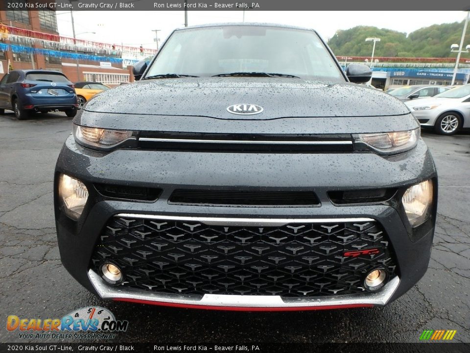 2020 Kia Soul GT-Line Gravity Gray / Black Photo #8