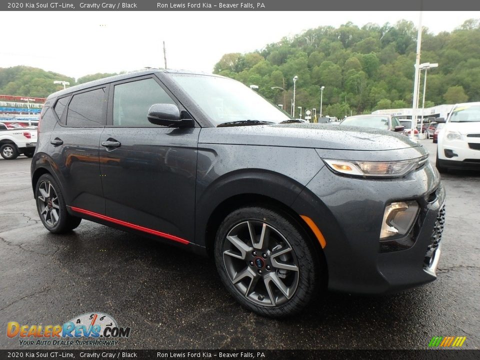 2020 Kia Soul GT-Line Gravity Gray / Black Photo #9