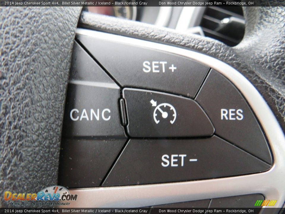 2014 Jeep Cherokee Sport 4x4 Billet Silver Metallic / Iceland - Black/Iceland Gray Photo #27