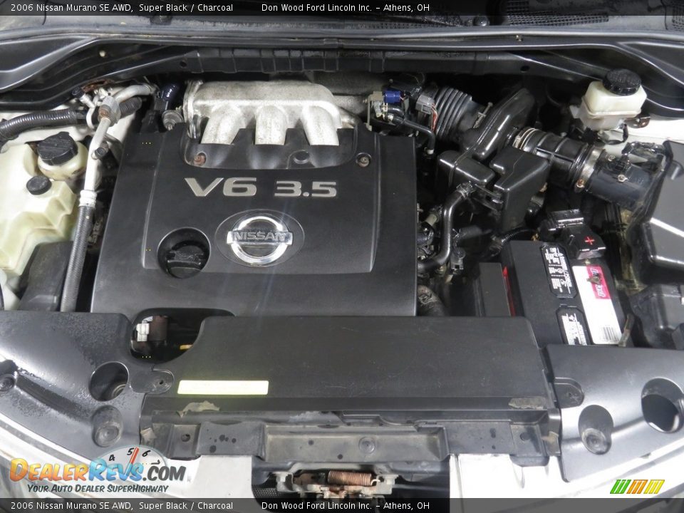 2006 Nissan Murano SE AWD Super Black / Charcoal Photo #6