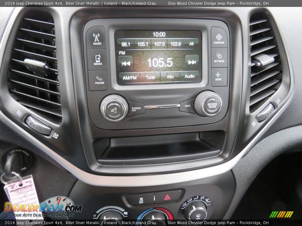 2014 Jeep Cherokee Sport 4x4 Billet Silver Metallic / Iceland - Black/Iceland Gray Photo #29