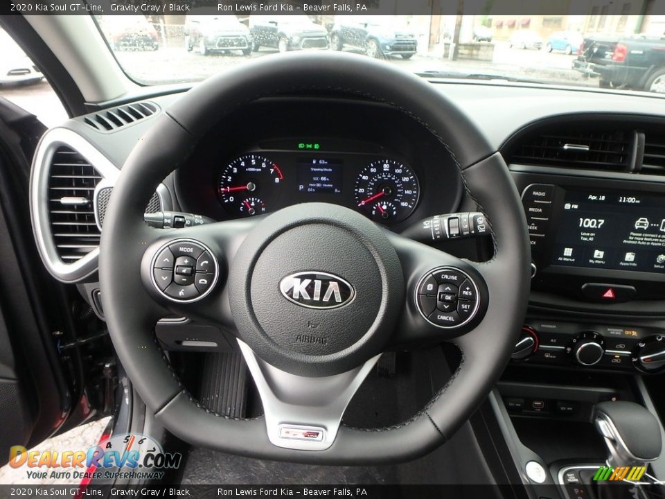 2020 Kia Soul GT-Line Gravity Gray / Black Photo #16