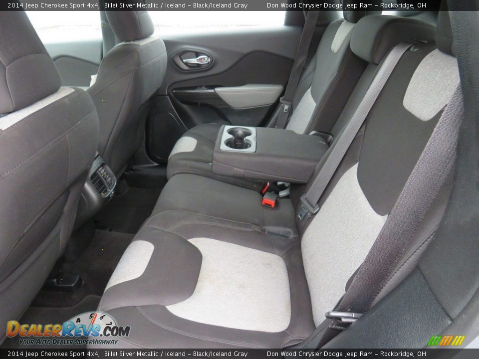 2014 Jeep Cherokee Sport 4x4 Billet Silver Metallic / Iceland - Black/Iceland Gray Photo #33