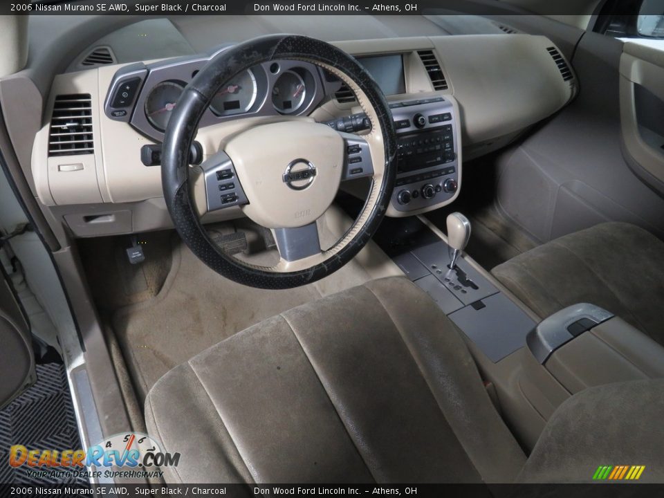 2006 Nissan Murano SE AWD Super Black / Charcoal Photo #20