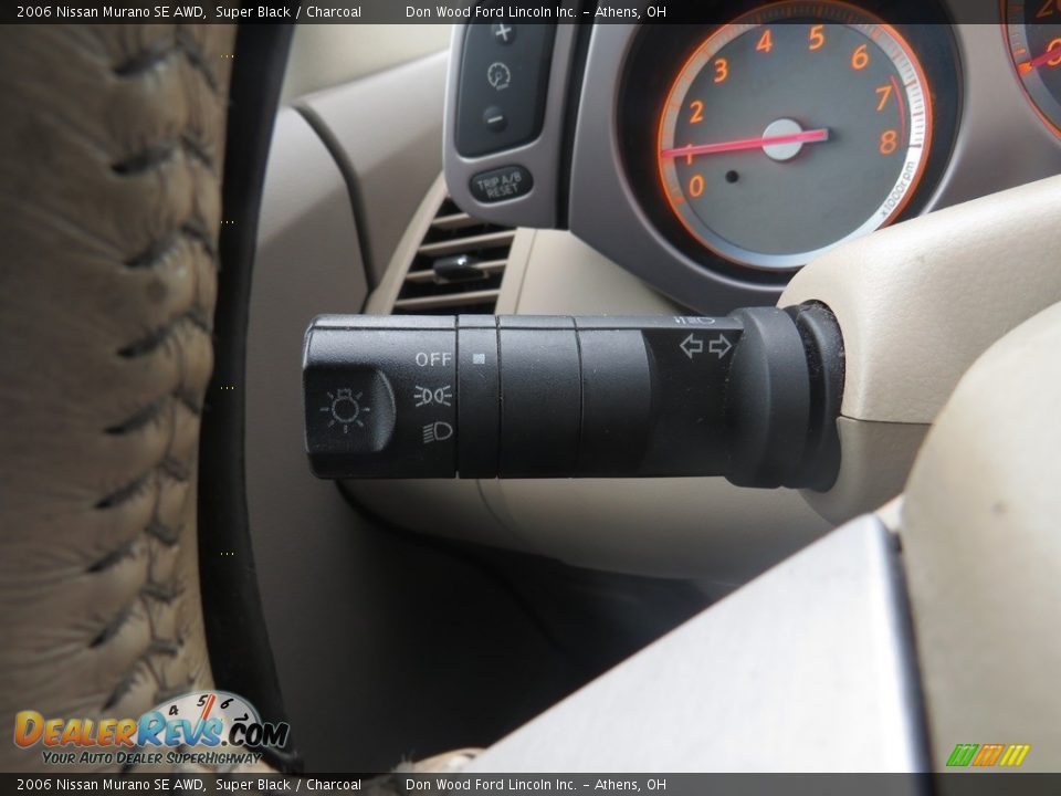 2006 Nissan Murano SE AWD Super Black / Charcoal Photo #33