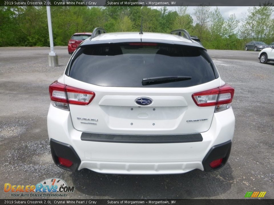 2019 Subaru Crosstrek 2.0i Crystal White Pearl / Gray Photo #5