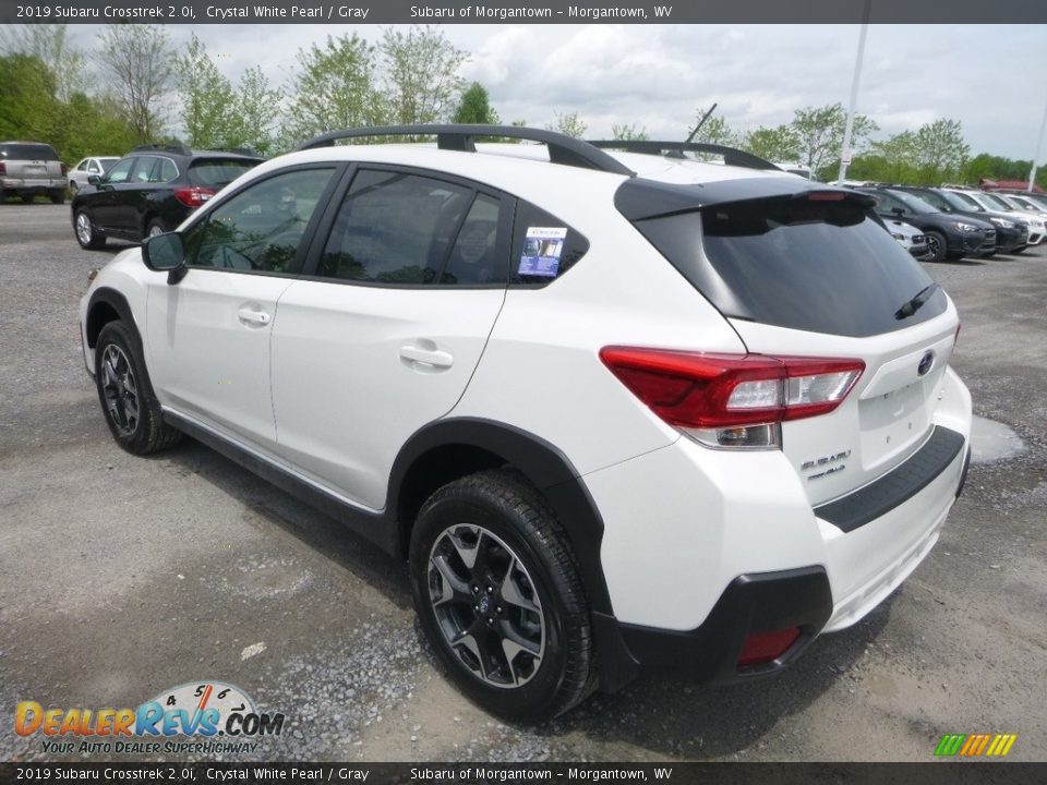 2019 Subaru Crosstrek 2.0i Crystal White Pearl / Gray Photo #6