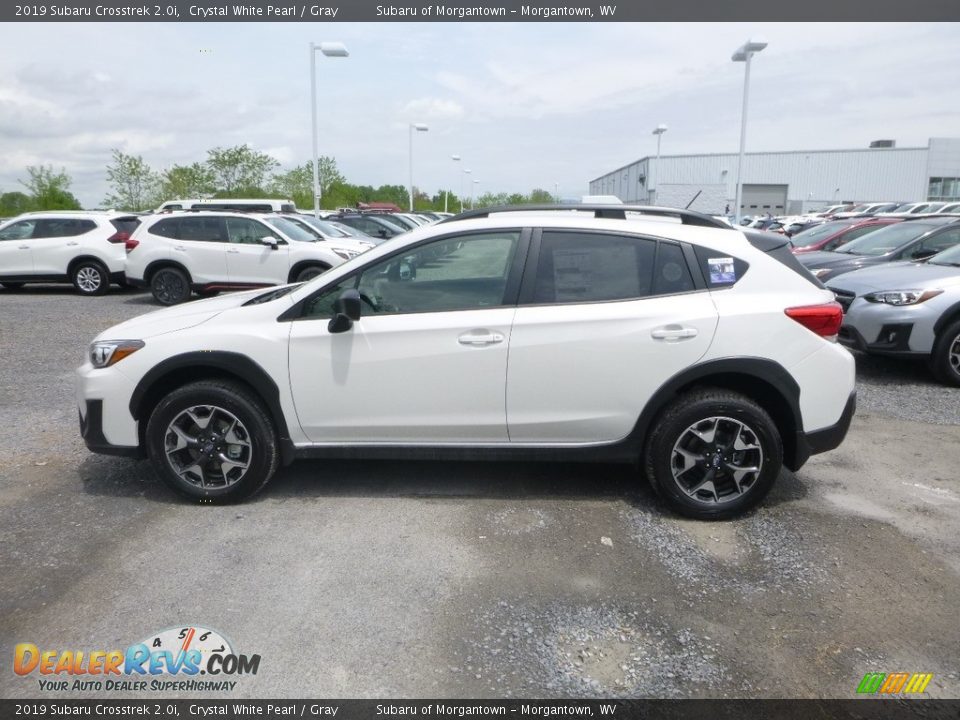 2019 Subaru Crosstrek 2.0i Crystal White Pearl / Gray Photo #7
