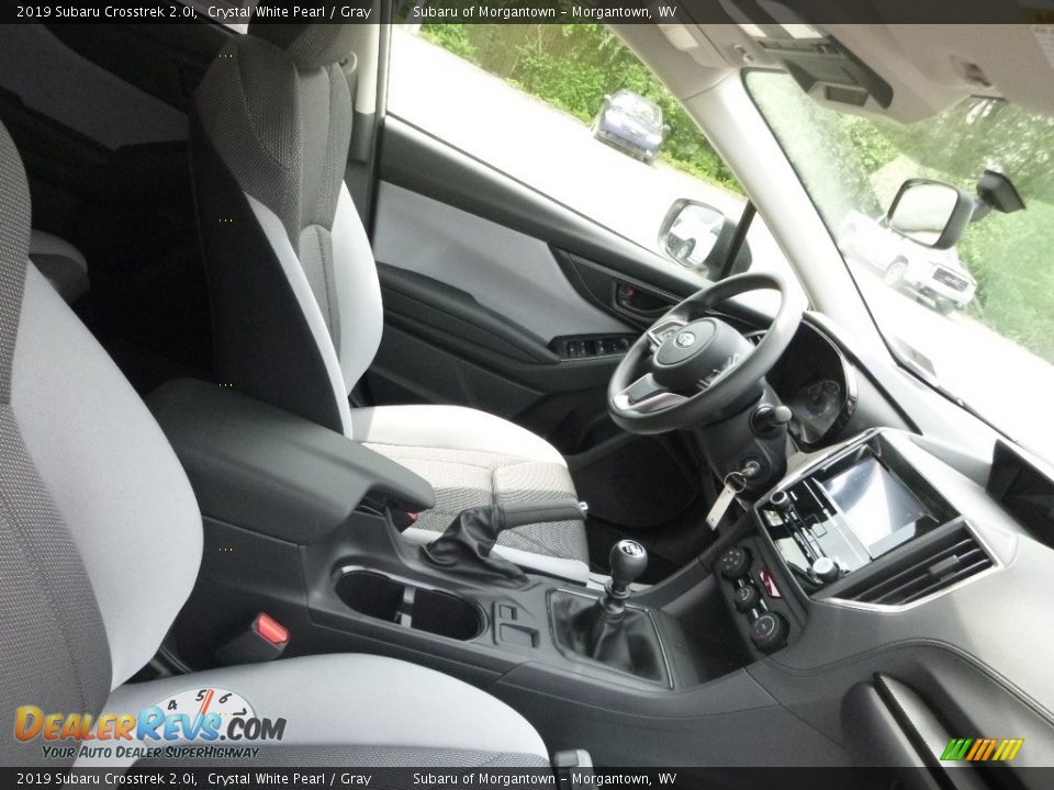 2019 Subaru Crosstrek 2.0i Crystal White Pearl / Gray Photo #10