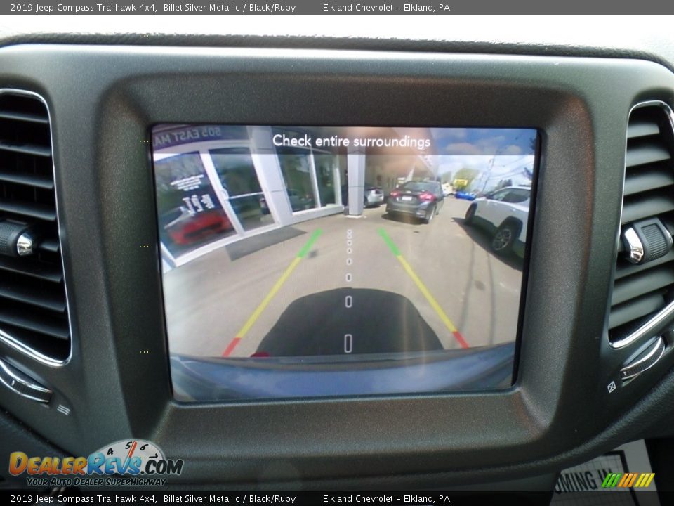 2019 Jeep Compass Trailhawk 4x4 Billet Silver Metallic / Black/Ruby Photo #27