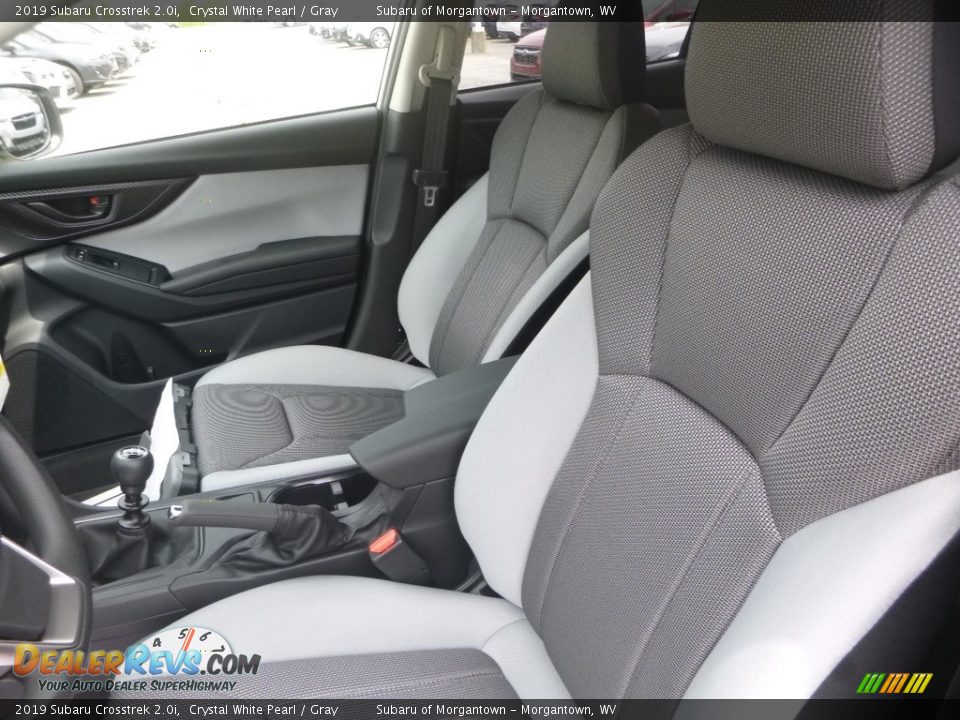 2019 Subaru Crosstrek 2.0i Crystal White Pearl / Gray Photo #14