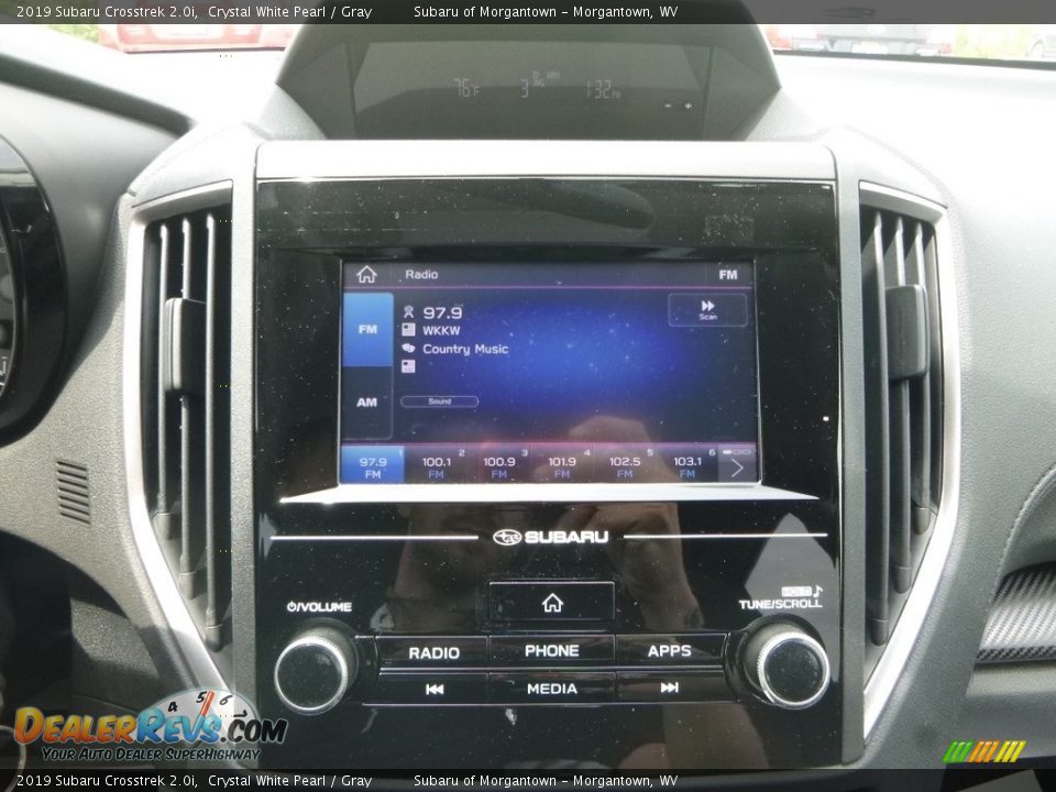 2019 Subaru Crosstrek 2.0i Crystal White Pearl / Gray Photo #16