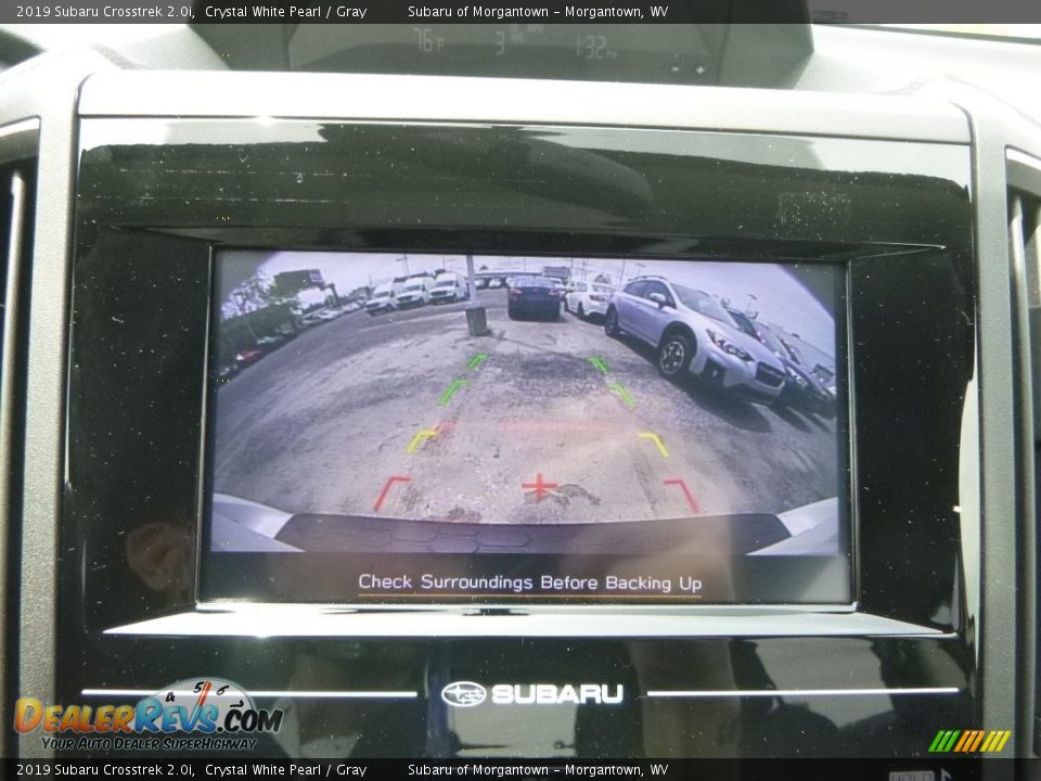 2019 Subaru Crosstrek 2.0i Crystal White Pearl / Gray Photo #17