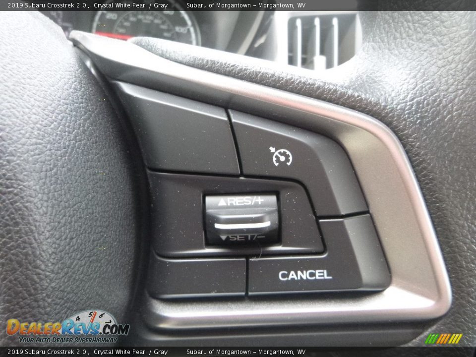 2019 Subaru Crosstrek 2.0i Crystal White Pearl / Gray Photo #18