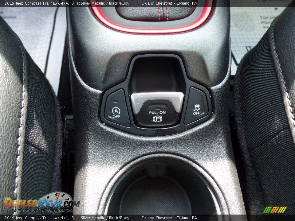 2019 Jeep Compass Trailhawk 4x4 Billet Silver Metallic / Black/Ruby Photo #30