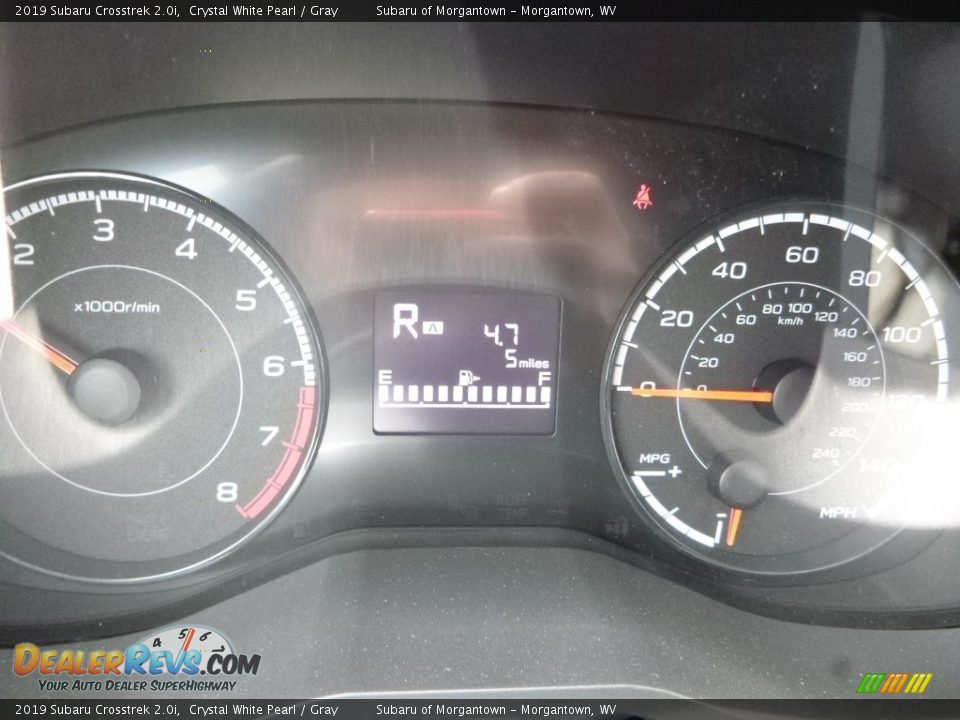 2019 Subaru Crosstrek 2.0i Crystal White Pearl / Gray Photo #20