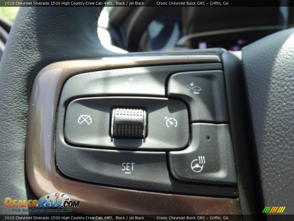 2019 Chevrolet Silverado 1500 High Country Crew Cab 4WD Steering Wheel Photo #19