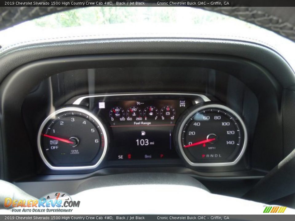 2019 Chevrolet Silverado 1500 High Country Crew Cab 4WD Gauges Photo #20