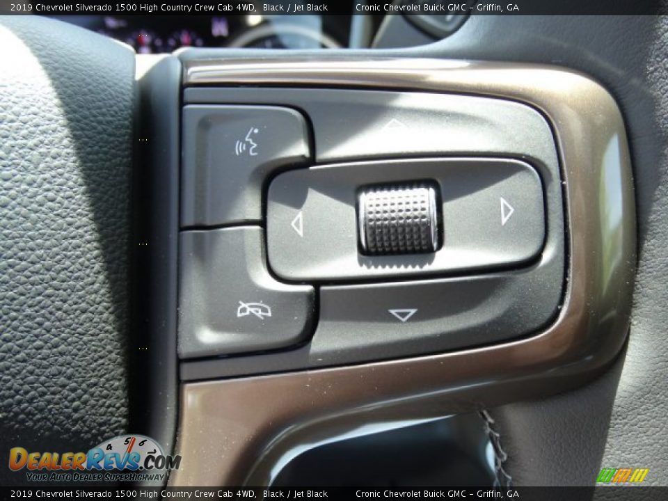 2019 Chevrolet Silverado 1500 High Country Crew Cab 4WD Steering Wheel Photo #21