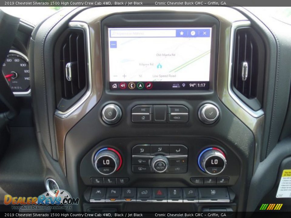 Controls of 2019 Chevrolet Silverado 1500 High Country Crew Cab 4WD Photo #22